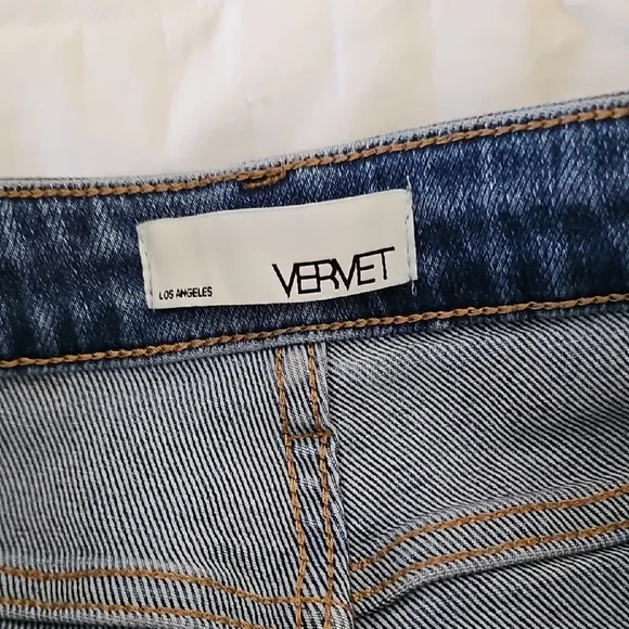 Vervet Medium Wash High Waisted Flare Leg Jeans Womens Size 28 - Picture 6 of 7